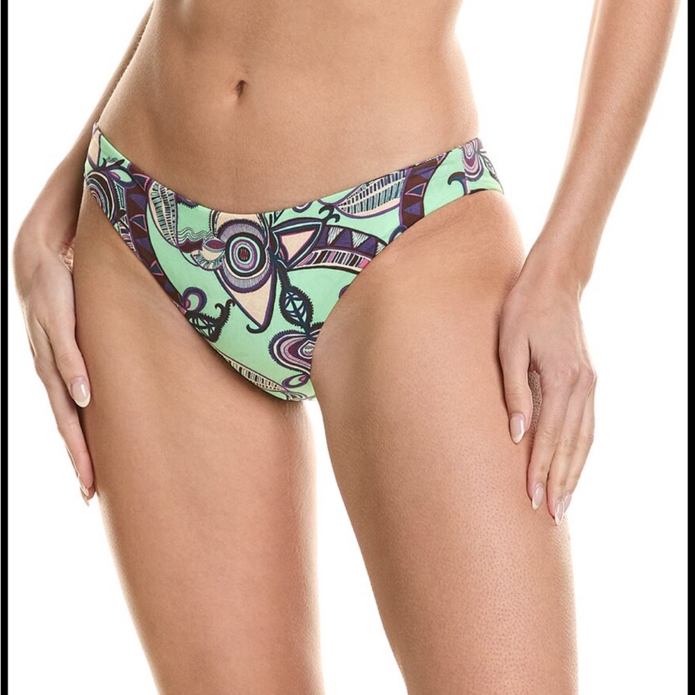 A.L.C. Margot Bikini Botton in Green NWT, Size Medium